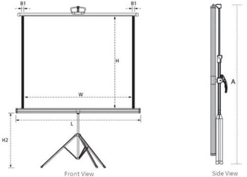 Tripod Screen 6' x 6' -579